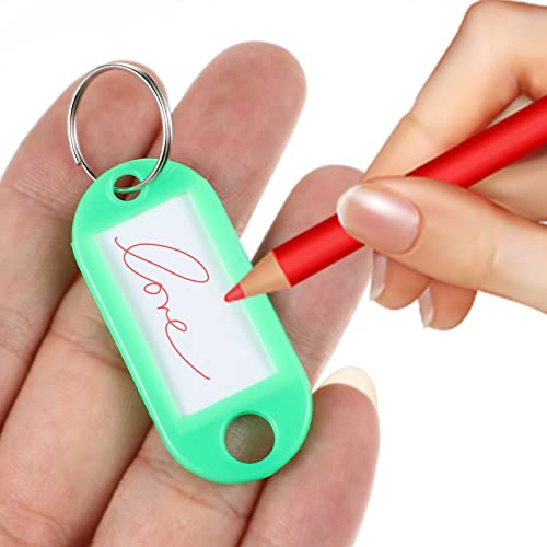 jojofuny 100 Peças De Tags De Chave Capas De Identificadores De Chave Tags De Chave Resistentes Tags