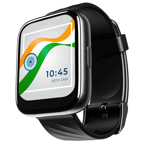 boAt Wave Pro47 Made in India Smartwatch with 1.69" HD Display, Fast Charging, Live Cricket Scores, 24H Heart Rate & SpO2 Monitoring, Health Ecosystem & 7 Days Battery Life(Active Black)