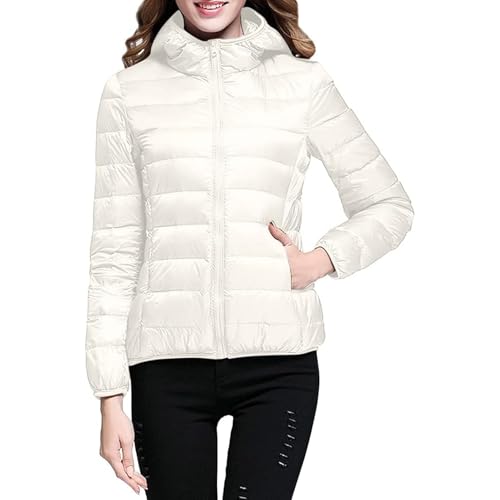 best white puffer jacket
