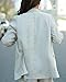 The Drop Women's Natural Oversized Double Breasted Linen Blazer by @paolaalberdi, M