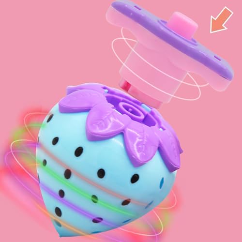Sepco Light Up Spinning Tops Gyroscope Spinning Toys with Launcher Spinner Toys Kids Party Favors Stocking Stuffers 30 Pcs