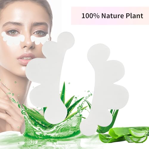 50 pairs eye gel pads lint free under eye patches for eyelash extensions premium eye mask beauty tool kit pink