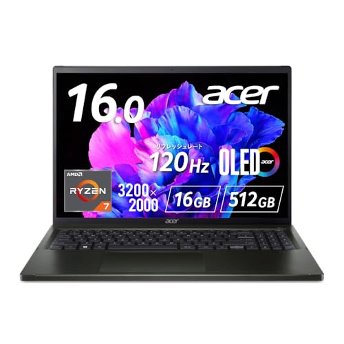 ノートパソコン　16インチ　　Acer SFE16-43 Amazon.co.jp: Acer ノートパソコン Swift Edge SFE16-43-A76Y/KF 16.0