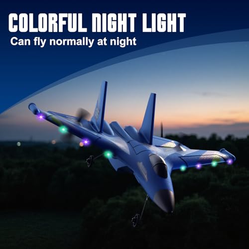 image for 4DRC Foam RC Plane for Kids Adults, Remote Control Airplane RC Jet Hel