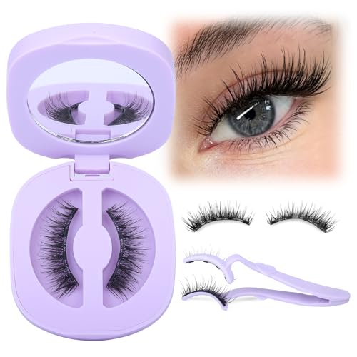 Lanflower Natural Wispy Cat-Eye Magnetic Lashes