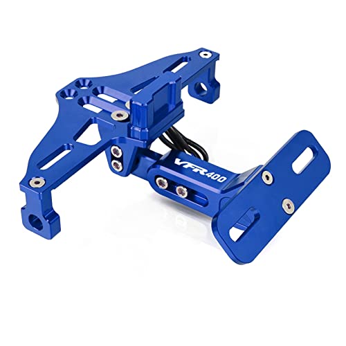 �o�C�N���i CNC�A���~�j�E���t���[�����[�^�[�T�C�N�����C�Z���X�i���o�[�v���[�g�z���_�[�u���P�b�g���C�g�t�� �ɓK������z���_ VFR400 1989 1990 1991 1992(Blue)