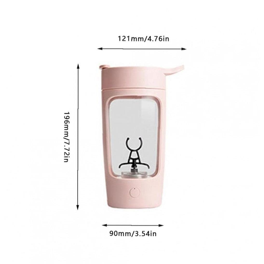 650ml Bottiglia Portatile Tenuta Ermetica Elettrico Shaker, USB Proteine ??Ricaricabile Bottiglia Polvere Shaker Mixer Tazze d'Acqua per Lo Sport Gym