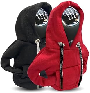 GQ Car Gear Shift Hoodie, Fashionable Gear Shift Knob Cover, Mini Hoodie for Auto Shifter, Auto Interior Cute Gadgets, Universal Car Decoration Accessories