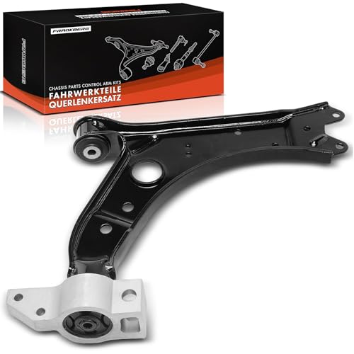 Frankberg Control Arm Suspension Arm Front Left Compatible with A3 8P1 8P7 8PA 1.2L-3.2L 2003-2013 Altea 5P1 5P5 5P8 1.2L-2.0L 2004-2024 Leon 1P1 1.9L-2.0L 2005-2012 Replace# 1K0407151AB