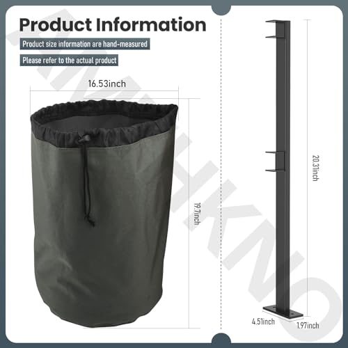 2 Place Weeder Trimmer Racks Holders Hold Carrier for Weeder/Extended Trimmer, Pole Saws, Edgers/Tree Trimmers/Trailer Trimmer Rack/Weed Eater Rack With Trimmer Cover Engine Waterproof Cover 2 Pack - Thumbnail 2