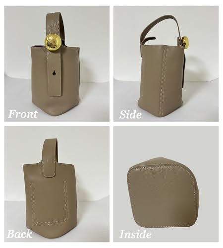 Bucket Bag for Women,Fashion and Hundred Shoulder Bag, Cute Genuine Leather Crossbody bag Hobo Tote Bag.3