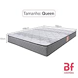 Colchão Queen Firme Espuma D33 Antialérgico Certificado 158x198x17cm - BF Colchoes glide