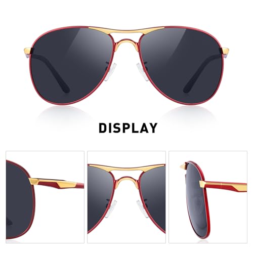 Men Classic Polarized Sunglasses Men Pilot Sunglasses for Driving Luxury Shades3