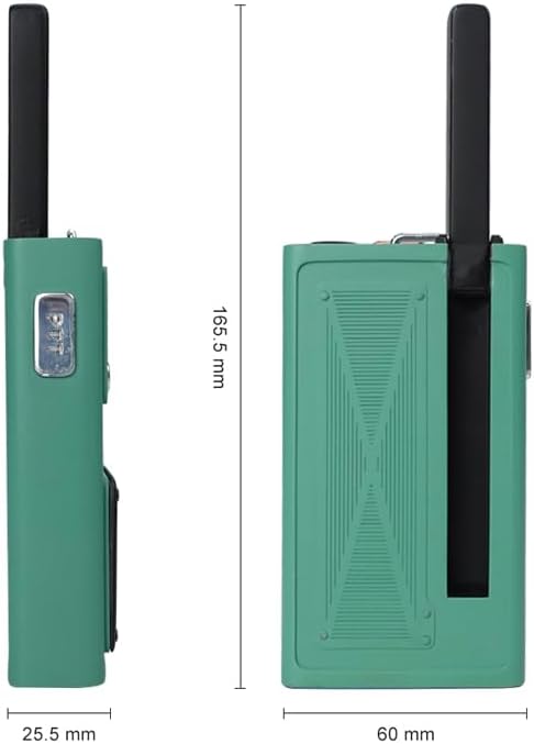 The Smarty Toys W1A Long-Range Walkie Talkies – 2-Pack Rechargeable 2-Way Radios, 5 km Range, VOX Hands-Free + Channel Scan, Lightweight & Kid-Friendly – Ideal for Camping, Hiking, Backyard