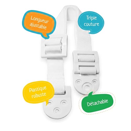 Fixation murale meuble Boxiki Kids pour bloquer les chutes de commode - 3