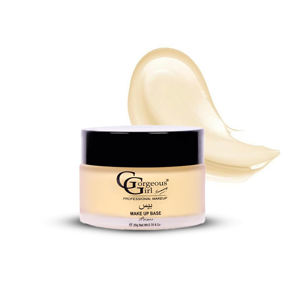 Gorgeous Girl Makeup 3 In 1 Primer+Pore Filler+ Corrector Aqua Base Makeup Base Primer| Blurs Fine Lines, Wrinkles & Pores Instantly | Hydrating, Lightweight & Non-sticky (Shade 03, 20gm)