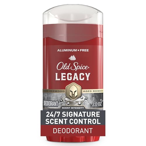 Image of Old Spice Aluminum Free Deodorant for Men, 24 /7 Odor Protection, 24 /7 Signature Scent & Lasting Freshness, Goes on Clean, Legacy with Coconut, Pine & Cedar Scent, 3.0 oz