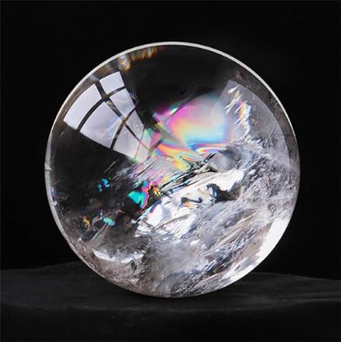 Cristal de roca natural de 8cm con arcoíris un regalo espiritual único 8