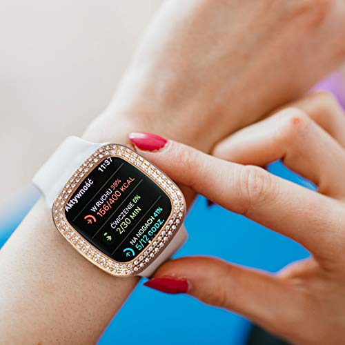 Hemobllo Electroplating Protective Cover for 3 Sense Smartwatch Full Case Dirt Resistant Easy Installation Access to Controls - Image 4