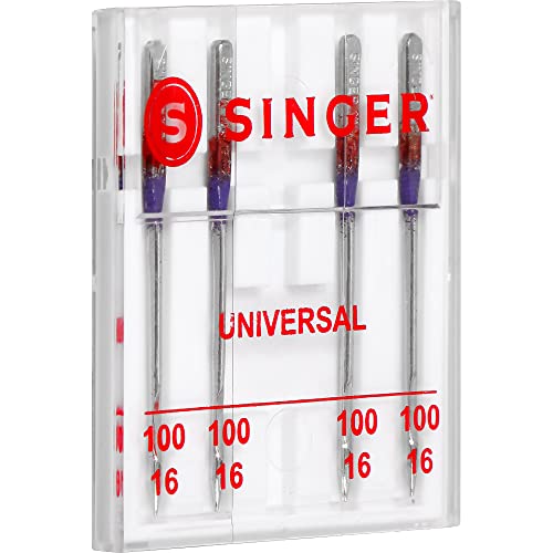 Singer 4731 4Ct Regular Point Needles, Size 100/16, 4 Count #TOP3