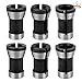 Produktbild 6 Stücke Spannzangen Adapter, Collet Chuck 6/6.35/8 mm Spannmutter Federzangen Set Hochwertiges Kohlenstoffstahlmaterial für Geradschleifer Ersatzspannzange Schneiden Graviermaschine