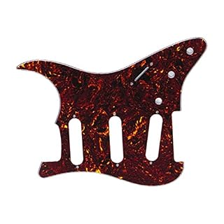 lmoikesz Kit de plaque à gratter de rechange pour guitare électrique Pickguard Accessoires de réparation, Marron foncé - Les Beatles, Paul McCartney, John Lennon, RIngo Starr, George Harrison