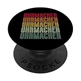 Uhrmacherhandwerk Beruf Uhren Horologe Retro Uhrmacher PopSockets mit austauschbarem PopGrip