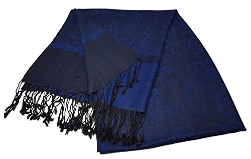 World of Shawls jacquard Paisley design pashmina