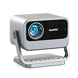 [Enfoque Automático] XuanPad Proyector con WiFi6 Bluetooth, Compatible con HDMI/USB/AV/Phone/TV Box