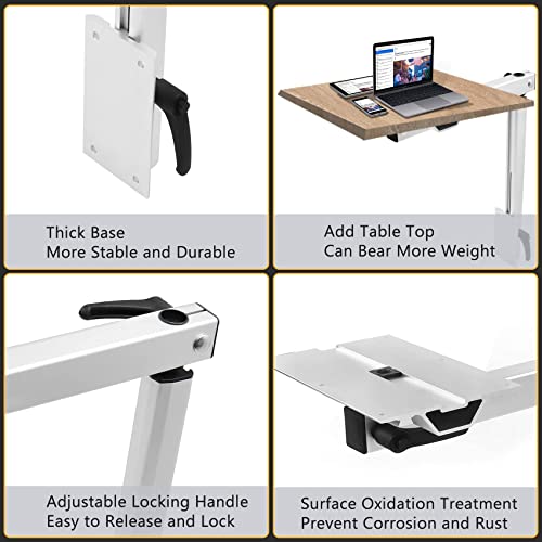 Removable Table Leg Rv Accessories, 360 Degree Rotation Aluminum Alloy Laptop Table Leg, Height Adjustable Table Leg Bracket For Rv Caravan Motorhome Yachts, Easy To Install #TOP3