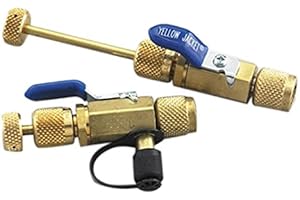 JA053 18985 Vacuum/Charge Valve with Side Port, 5/16" Size - Refrigeration Yellow Jacket Tools