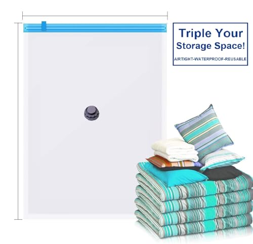 5 Pack Extra Jumbo Vacuum Storage Bags (51