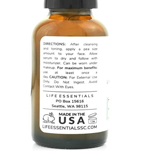 Life Essentials Hemp Seed Oil for Skin Care - 1 Fl Oz- Moisturizer and Facial Serum with Pure Hemp Seed Oil- Reduce Fine… - Image 5