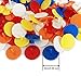 Adhere Golf Ball Markers 50 100 pcs Plastic Position Ball Marker Quarter Size 0.94 inch Flat Golf Ball Marker Mix Colour