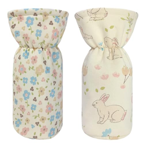 Image of abracadabra Bottle Cover (Set of 2,Multicolor) - Bunny Garden