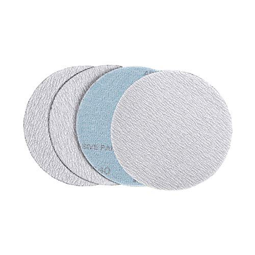 200PCS 3 inch Sanding Disc Hook and Loop, VÉZAAR Wet/Dry Sandpaper Discs 80 120 180 240 600 800 1000 3000 5000 7000 Grit Woodturning Headlight Restoration Polishing Kit with 1/4 Dia Arbor