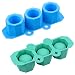 2 Pcs SJ Polygonal Plant Flower Pot Silicone Molds, DIY Ceramic Craft Casting Concrete Molds, Silicone Ice Shot Glass Molds, Easy to Release & Clean