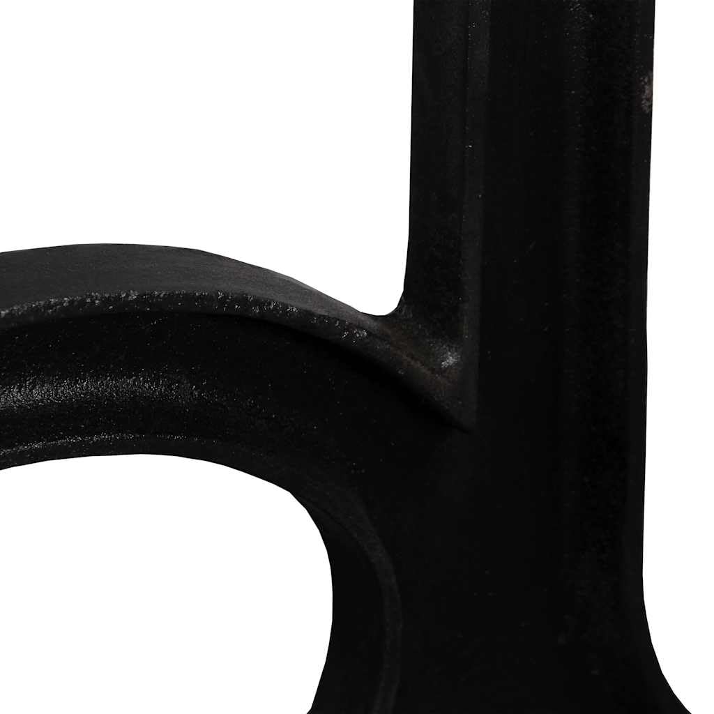 Hothingwell Gambe da tavolo in ghisa solida, base ad arco stile antico, 2 pezzi con fori preforati per installazione semplice, supporto per vassoio pesante per tavolino da caffè industriale.