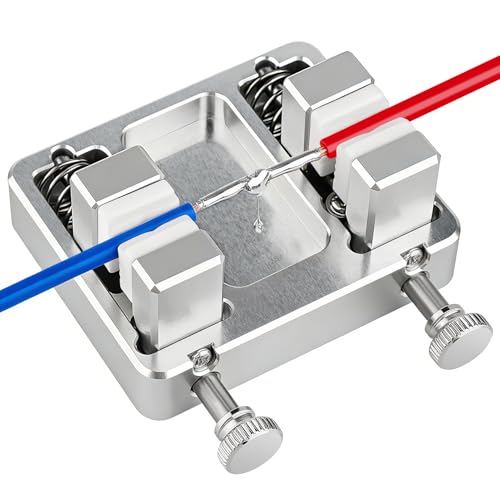 Heavy Duty Aluminum Soldering Clamp with Ceramic Jaw