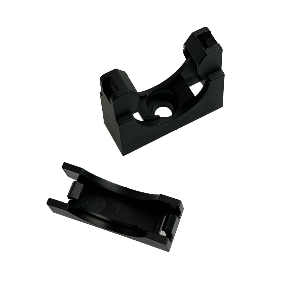 Staffe di fissaggio per condotto, colore: nero, 25 mm (M25), 100 pezzi