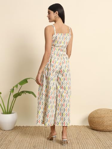 Image of Womens 2-Piece Printed Coord Set | Treanding Top & Plazzo Co-ord Set