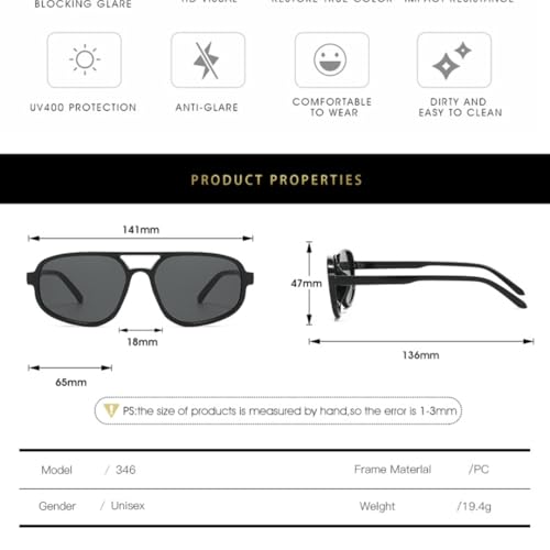 Lunettes de soleil œil de chat vintage pour femmes protection UV400 accessoire tendance noir - 2