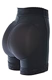 Curvify The Gravity Fighter - Mid Rise Butt Lifter Shaper Short Panties For Women With Plenty 641 (L Black)