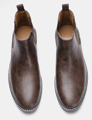 Santimon Mens Chelsea Boots Casual Dress Suede Chukka Western Cowboy Ankle Boots for Men4