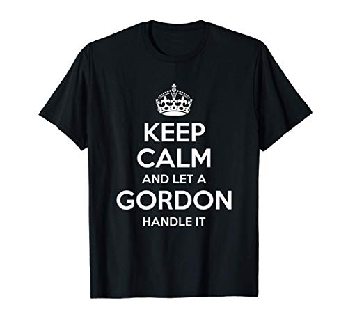 GORDON Funny Surname Family Tree Birthday Reunion Gift Idea T-Shirt