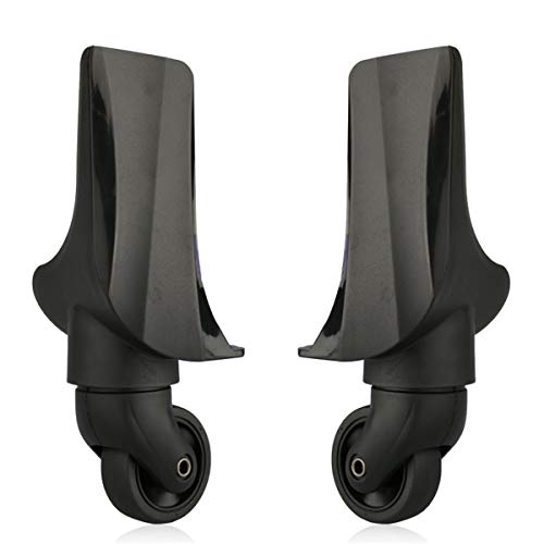 Luggage Wheel,Luggage Suitcase Wheels, 360 Degree Swivel Mute Repair Replacement Luggage Wheel Suitcase Wheels Parts Spinner (W195#) (B Type Set of a Pair)