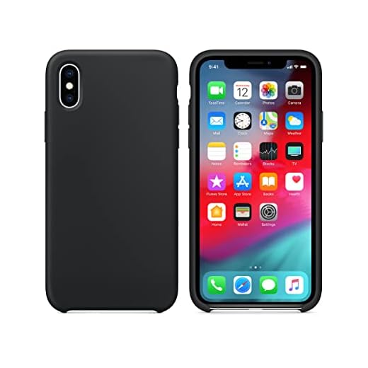 Capinha Colorida Compatível Com iPhone X/XS Vermelha,Preta, Laranja, Amarela, Azul, Rosa, Pink, Branca, Lilás, Marrom, Verde, Roxo, Case Slim Flexível Aveludada PREMIUM ONYK (preto)