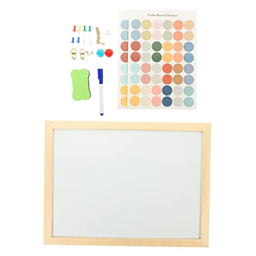 Housoutil 1 Juego De Tablero De Corcho Pizarra Blanca Tablero De Visión Para Exhibición En Pared Tablón De Anuncios Tablero De Anuncios De Borrado En Seco Tablero De Corcho Para