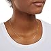 Amazon Essentials Sterling Yellow Gold or Silver Thin 0.8mm Box Chain Necklace