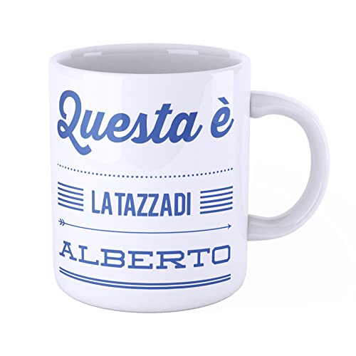 iMage Tazza Mug con nome Alberto Questa è la tazza